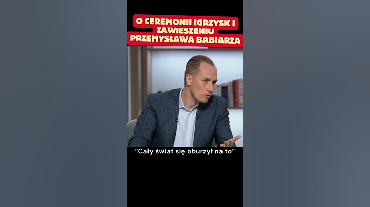 O ceremonii igrzysk i zawieszeniu Przemysława Babiarza #polityka #polskapolityka #shorts #viral