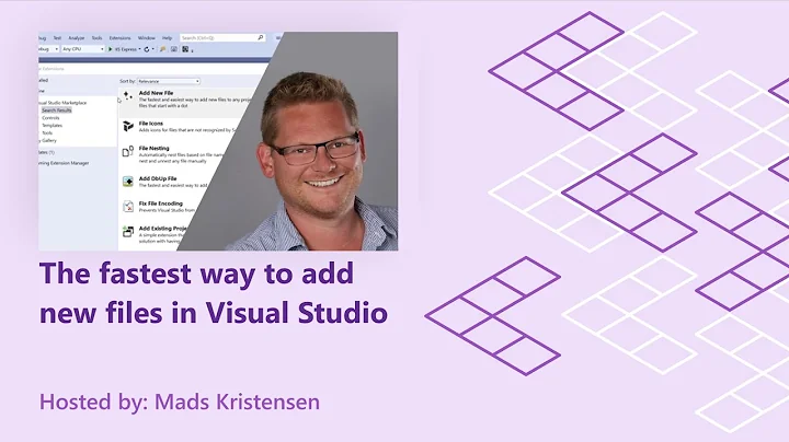The fastest way to add new files in Visual Studio