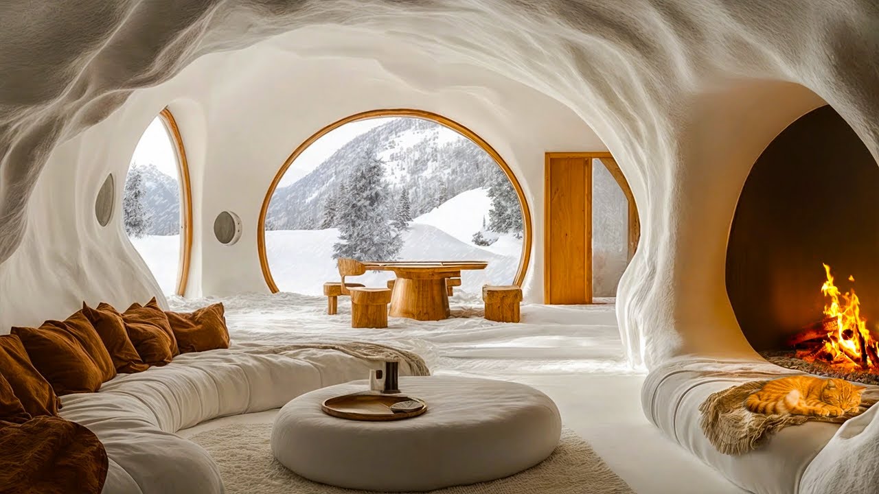 Immergiti nel Sonno | Un Rifugio di Lusso tra Neve e Fuoco – L’Inverno Perfetto Esiste Davvero 🔥❄️