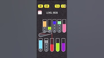 Water Sort puzzle level 5936