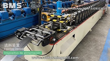 Step Beam Roll Forming Machine Fly cutting and Laser Welding for YX28-50