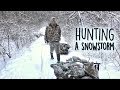 Duck Hunting a Snow Storm for Ice Hole Mallards