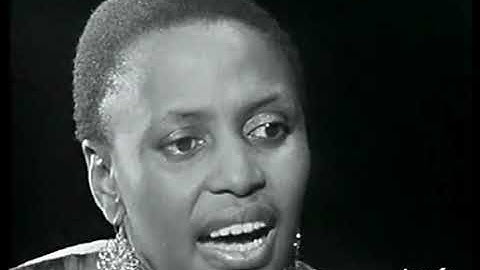 Miriam Makeba speaks African 