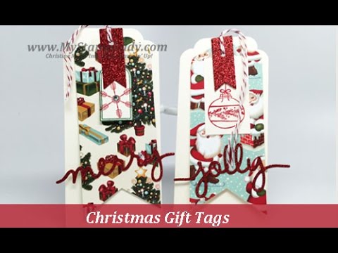 The bubblescraft shop: christmas gift tags Christmas Gift Tags - YouTube