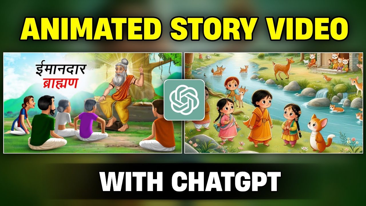 Chatgpt Se Cartoon Animation Video Kaise Banaye | Text To 3D Animation ...