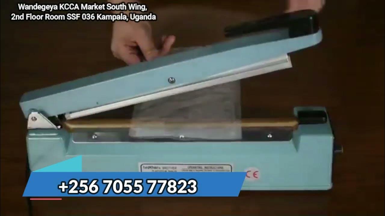 Best industrial plastic bag sealer machine in Kampala Uganda - YouTube