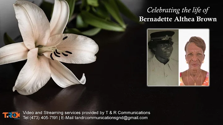 Celebrating the life of Bernadette Althea Brown