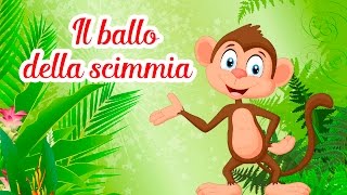 Il ballo della scimmia - Canzoni per bambini @Mela_Educational