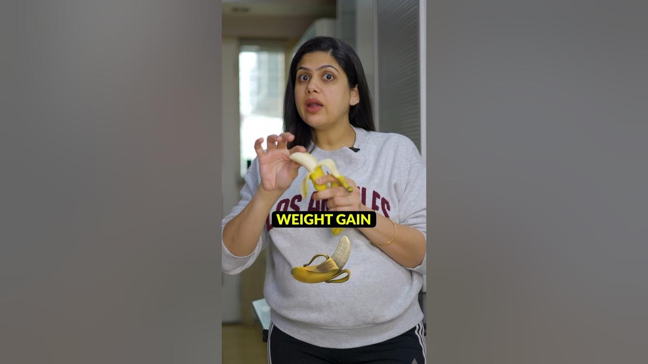 Kya Banana🍌 se weight gain hot hai? fitness health fit YouTube