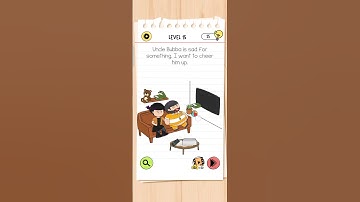 Brain Test 4: Tricky Friends Level 15 || Uncle Bubba Is Sad ☹️ For Something, I Want To Cheer Him Up