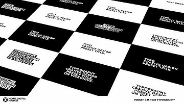 35 Typography Text Video Effects - After Effects Presets