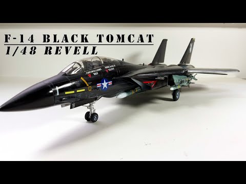 F-14 Tomcat Black Bunny 1/48 playboy edition / Easy Build and Painting / BlackTomcat Revell Modelkit