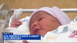 US fertility rate drops to lowest in a century: CDC data