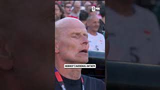 Norway hears its national anthem at the FIFA World Cup for the first time since 1998 🇳🇴