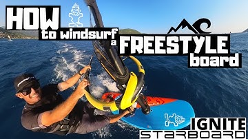 How to windsurf a Freestyle board! #insta360 #windsurf