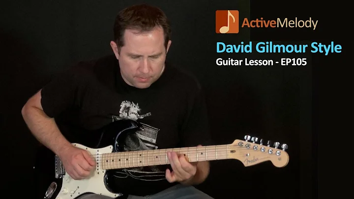 David Gilmour Style Guitar Lesson (Pink Floyd)  EP...