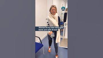 Sarah de Lagarde says she’s 20% robot after getting an AI bionic arm fitted #itvnews #tech
