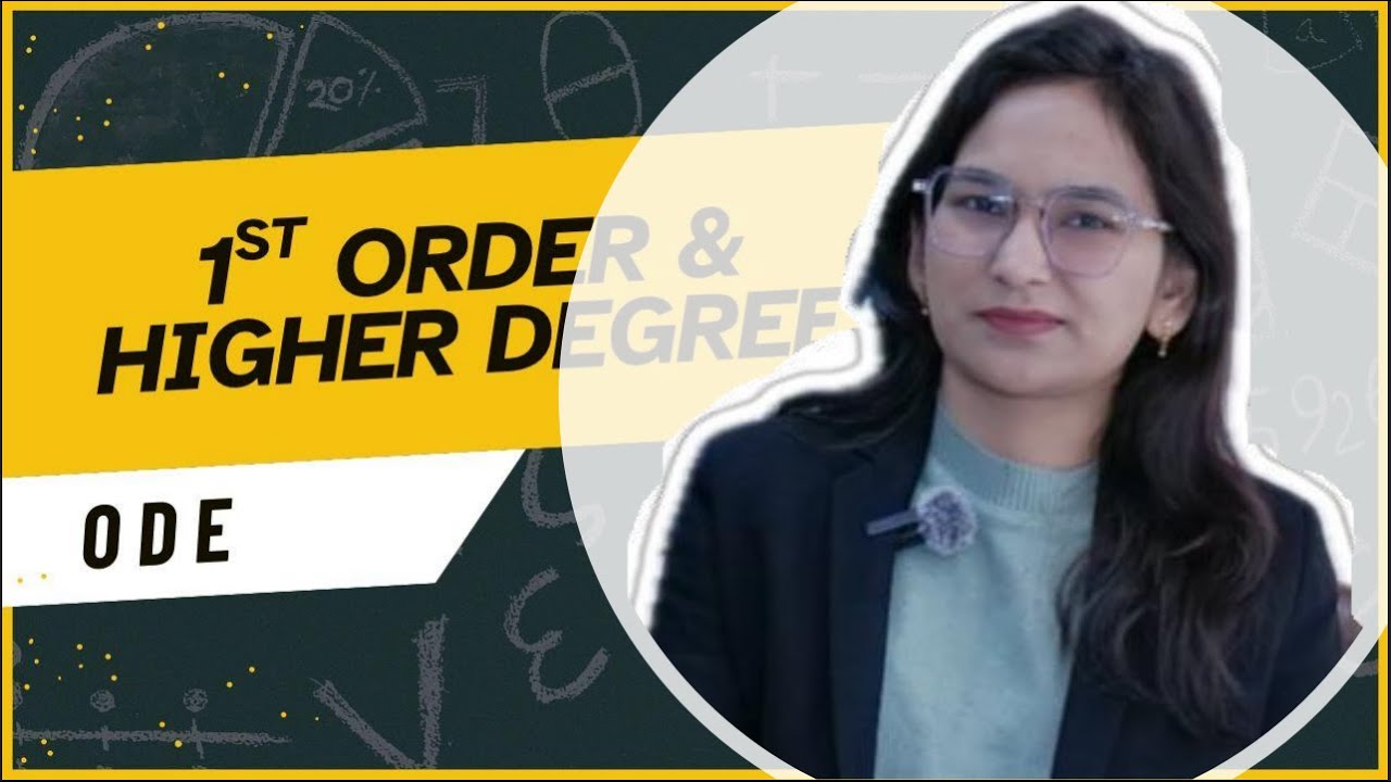 👉 First Order Higher Degree Differential Equations | ODE | UPSC Maths Optional | 