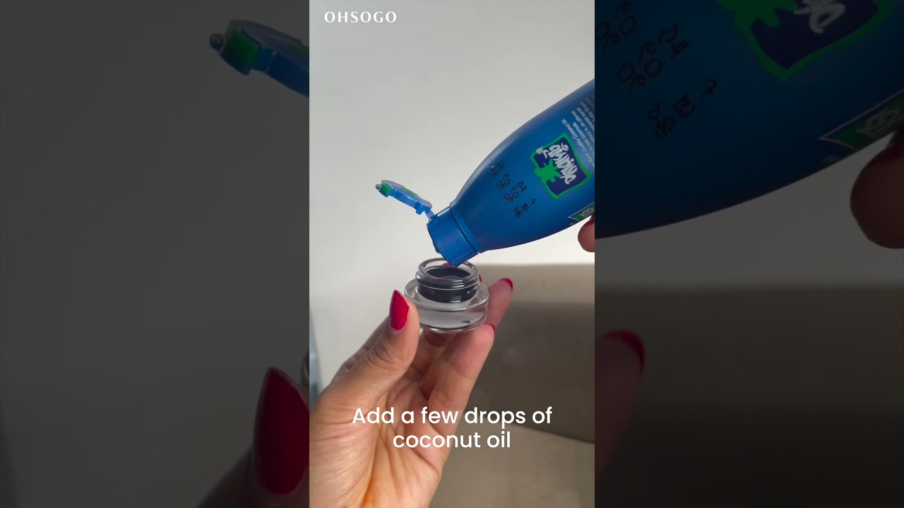 Dry Eyeliner Hack Within Seconds| Eyeliner Hack| Ohsogo #shorts