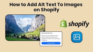 How to Add Alt Text Tags to Images in Shopify