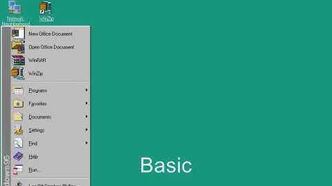 Windows 95 Desktop Themes Startup and Shutdown