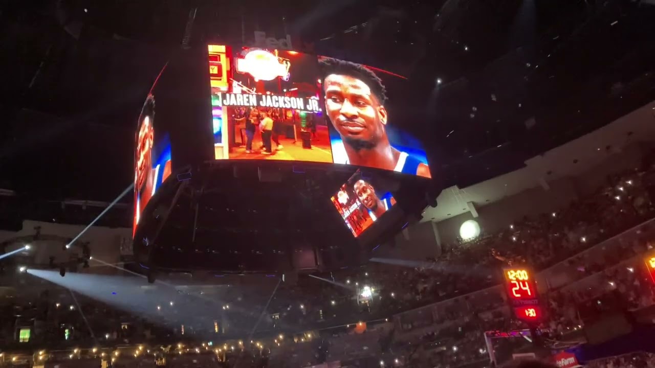 05-11-22 Memphis Grizzlies Starting Lineup Introductions