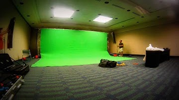 Another green screen setup time lapse