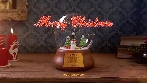 Snow Globe Logo After Effects Templates