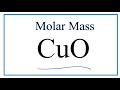 Copper(II) Oxide Molar Mass and Properties