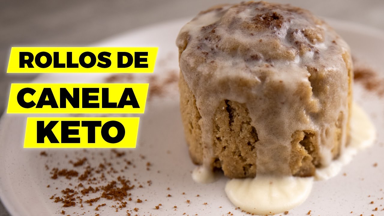 ROLLOS DE CANELA KETO, COME RICO Y BAJA DE PESO - Sin Azúcar - rápido de hacer