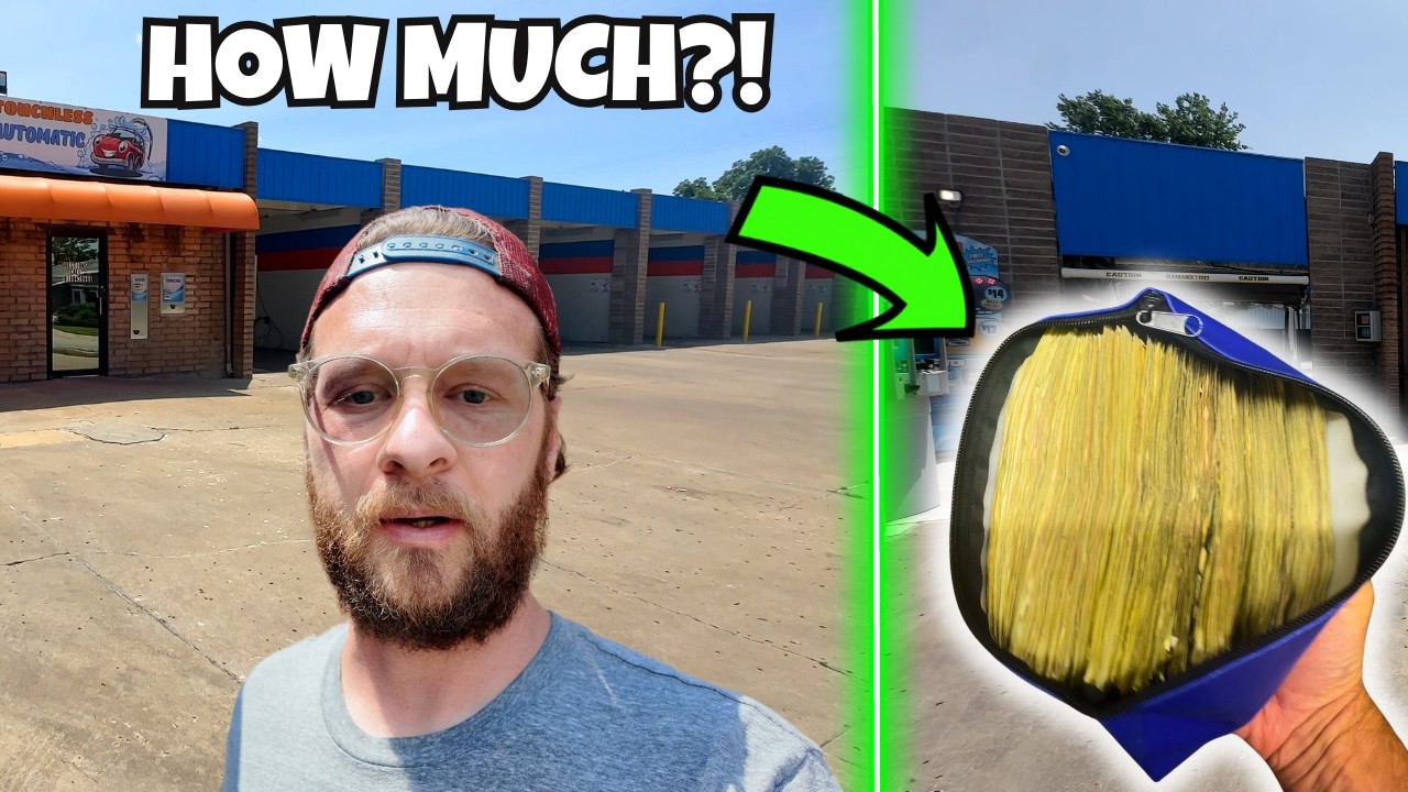 I Bought and Renovated this Car Wash for $425,000, This is How much Money it Made in 7 Days!