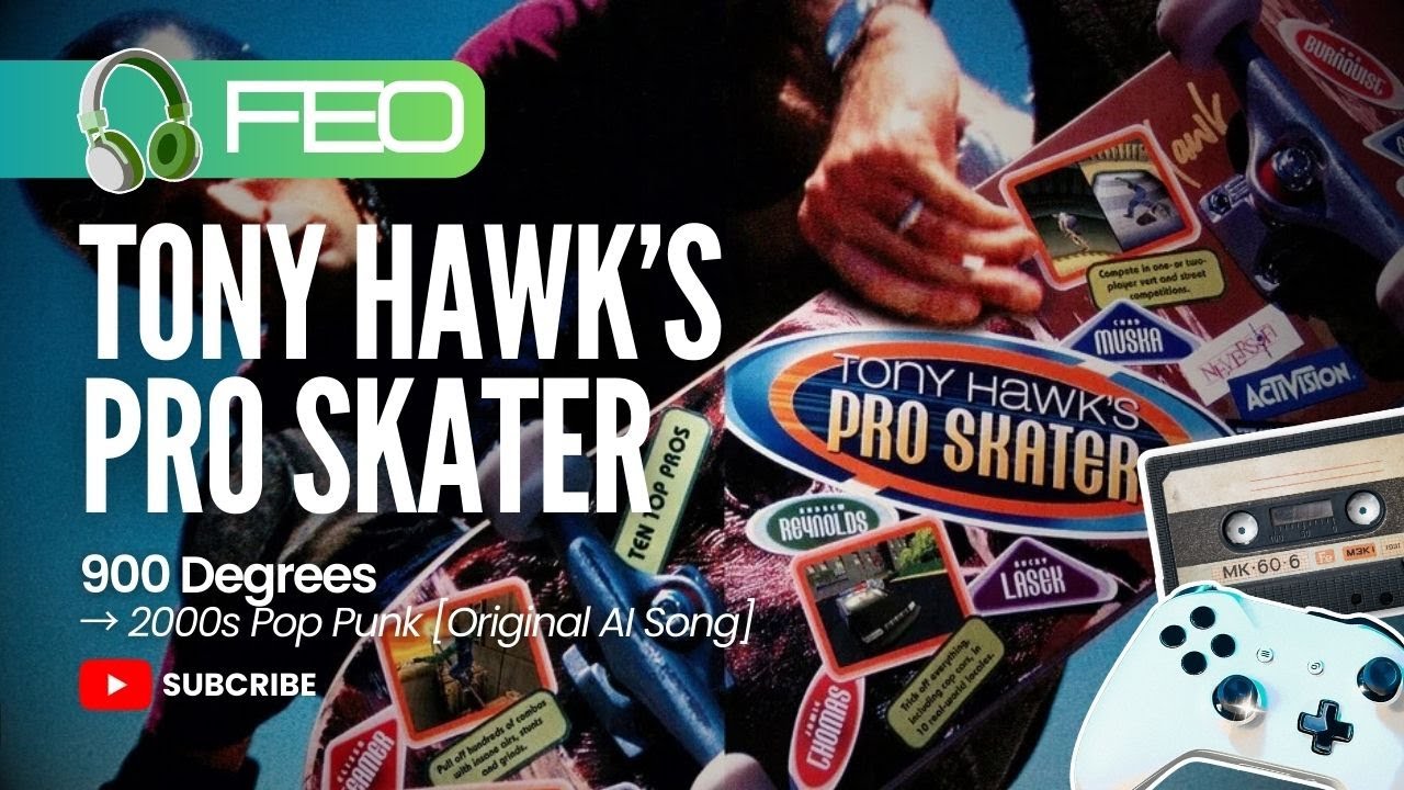 TONY HAWK'S PRO SKATER | 900 Degrees | 2000s Pop-Punk (Original AI Song)