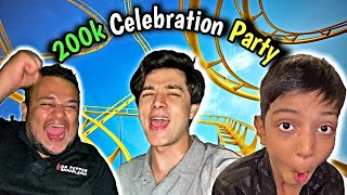 Daniyal Bhai Ka BP Low Hogya 😂 | 200k Celebration party | Salman Saif