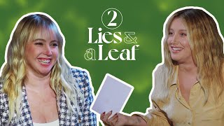 Related to WHO?? Ashley Tisdale Uncovers Connection To Disney Co-Star | 2 Lies & A Leaf® | Ancestry®