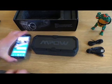 Concise Review: Mpow Armor Plus bluetooth speaker. Tested with drops & water