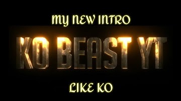 MY NEW INTRO ✌️✌️ ....LIKE KNOCKOUT TAMILAN 😀😉...