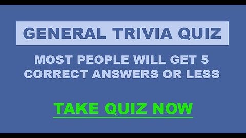 Ultimate Trivia Challenge: Test Your Knowledge with 10 Fun Questions!