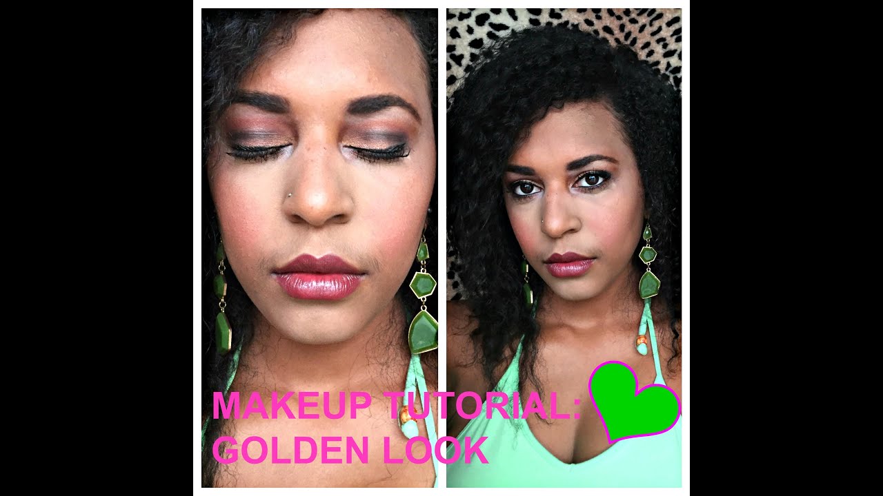 Makeup Tutorial GOLDEN LOOK YouTube