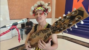 Traditional Song From Borneo "Leleng" (played by Gabriel from West Kalimantan) at KMI 2025 