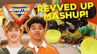 Revved Up Recaps Easter Stunts and MORE 🐥🔥 | Monster Jam | Toys for Kids