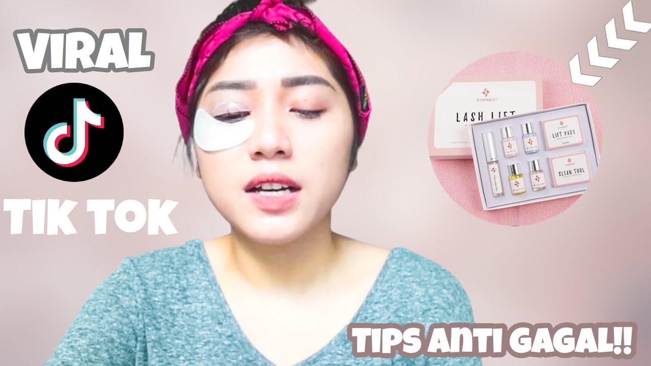 TUTORIAL LASH LIFT KIT AT HOME ANTI GAGAL!! - YouTube
