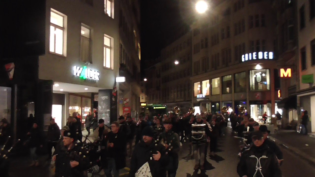 Schotte Clique Basel @ Fasnachts-PKZ-Schaufenster Vernissage (13.02.2020)