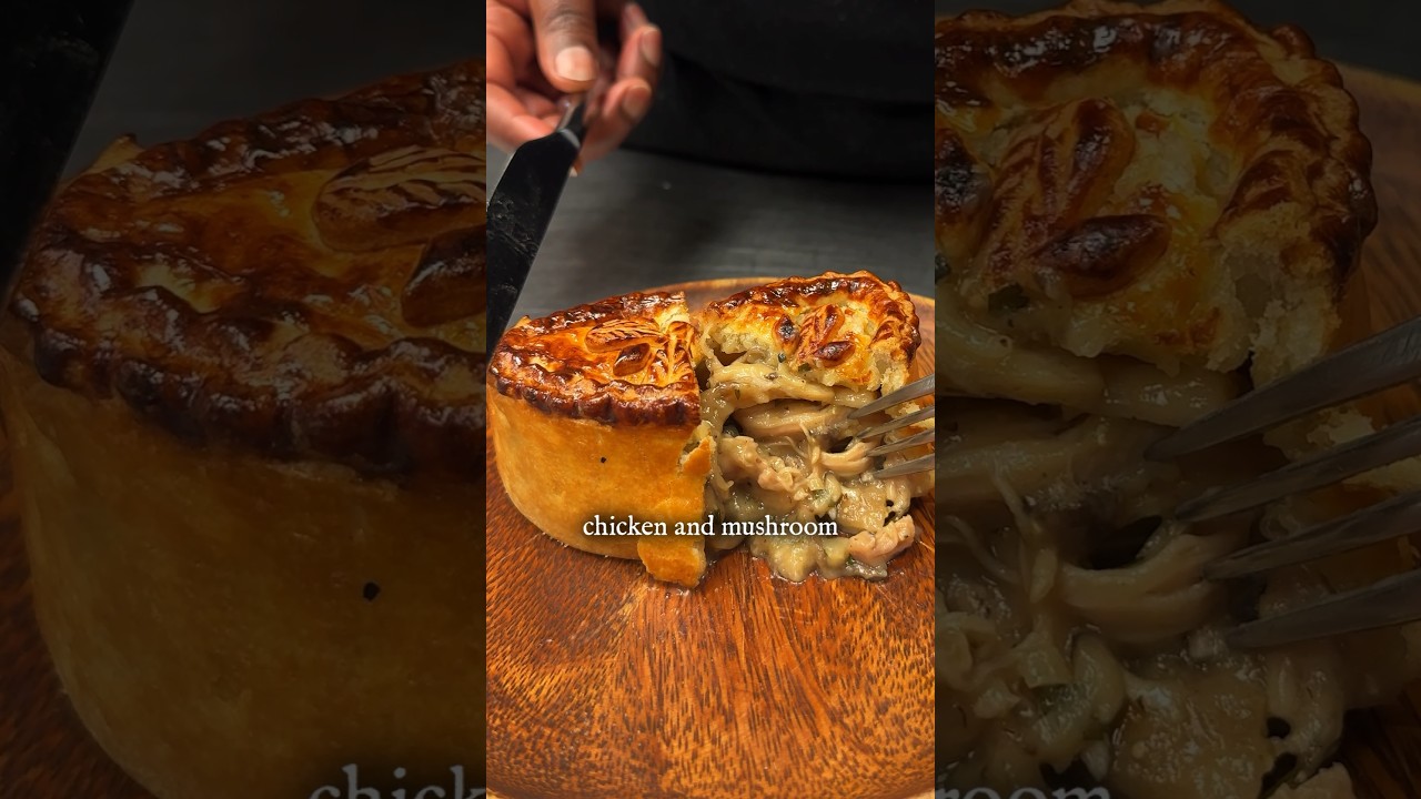 Chicken & Mushroom Pie Like a Chef