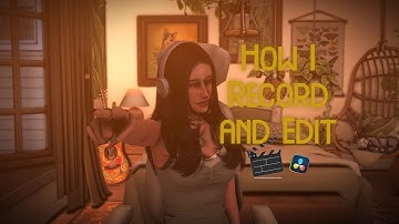 How I Record and Edit my Sims 4 Stories 📽️ | Tutorial Sims 4