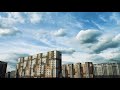 Движение облаков и пасмурное небо. Видео таймлапс#2