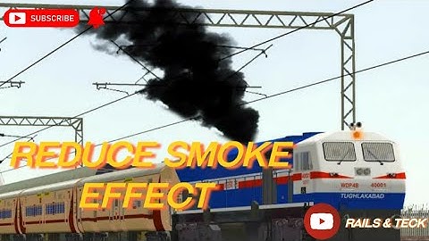 How to Decrease smoke of diesel locomotives in msts . (EMD , ALCO)