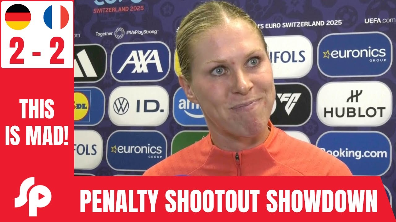 "INSANE Penalty Shootout! Germany's Perfect Team Victory Over France | EUFA Women's Euro 2025