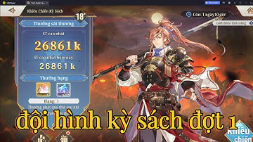 Tam Quốc Huyễn Tướng VNG : đội hình kỳ sách đợt 1