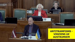 Antitrampisms - virziens uz austrumiem. Mārcis Jencītis. 29.01.2026.