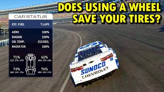 Nascar 25 Tire Wear Test Wheel Vs Controller